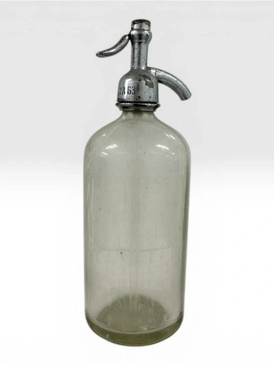 Antique J.D. Fox Brooklyn NY Soda Seltzer Siphon Fulton Bottling Etched Glass - Picture 7 of 11